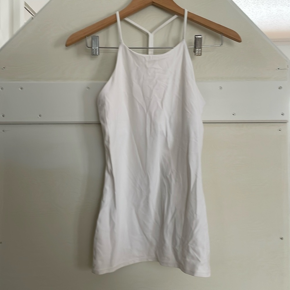 Lululemon high neck, y-back tank, Sz 6